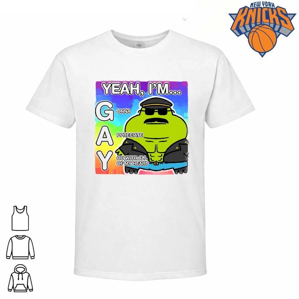 Yeah I’m Gay Gonna Appreciate You With All Of My Heart Muscle Frog Meme Shirt