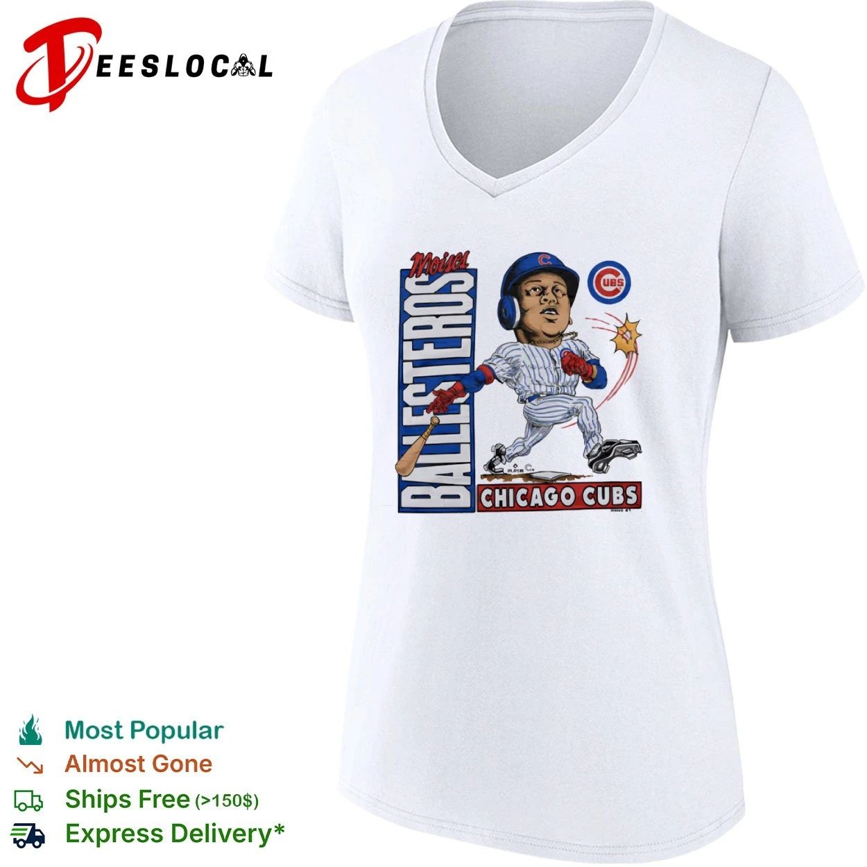 Moises Ballesteros Chicago Cubs MLB Baseball T-shirt