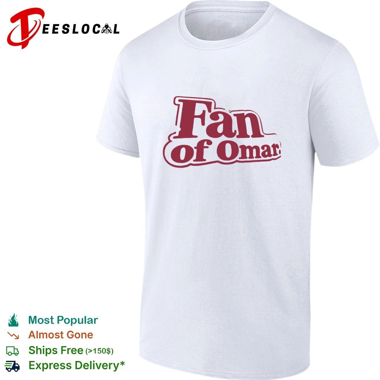 Fan of Omar Appreciation Name Personalized T-shirt