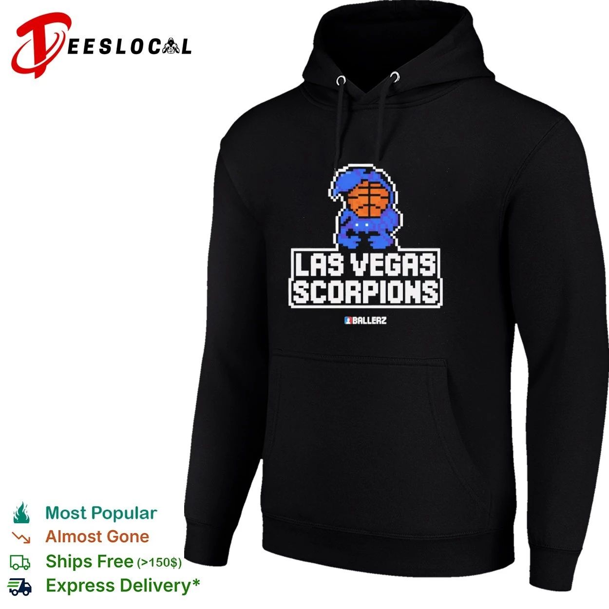 Las Vegas Scorpions Ballerz basketball T-shirt