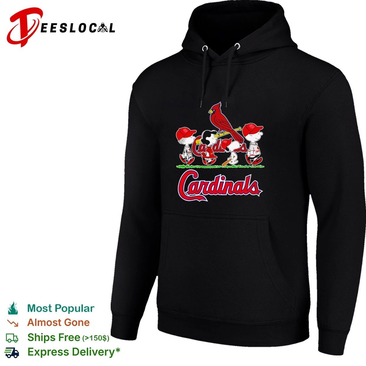 Peanuts Characters St Louis Cardinals T-shirt