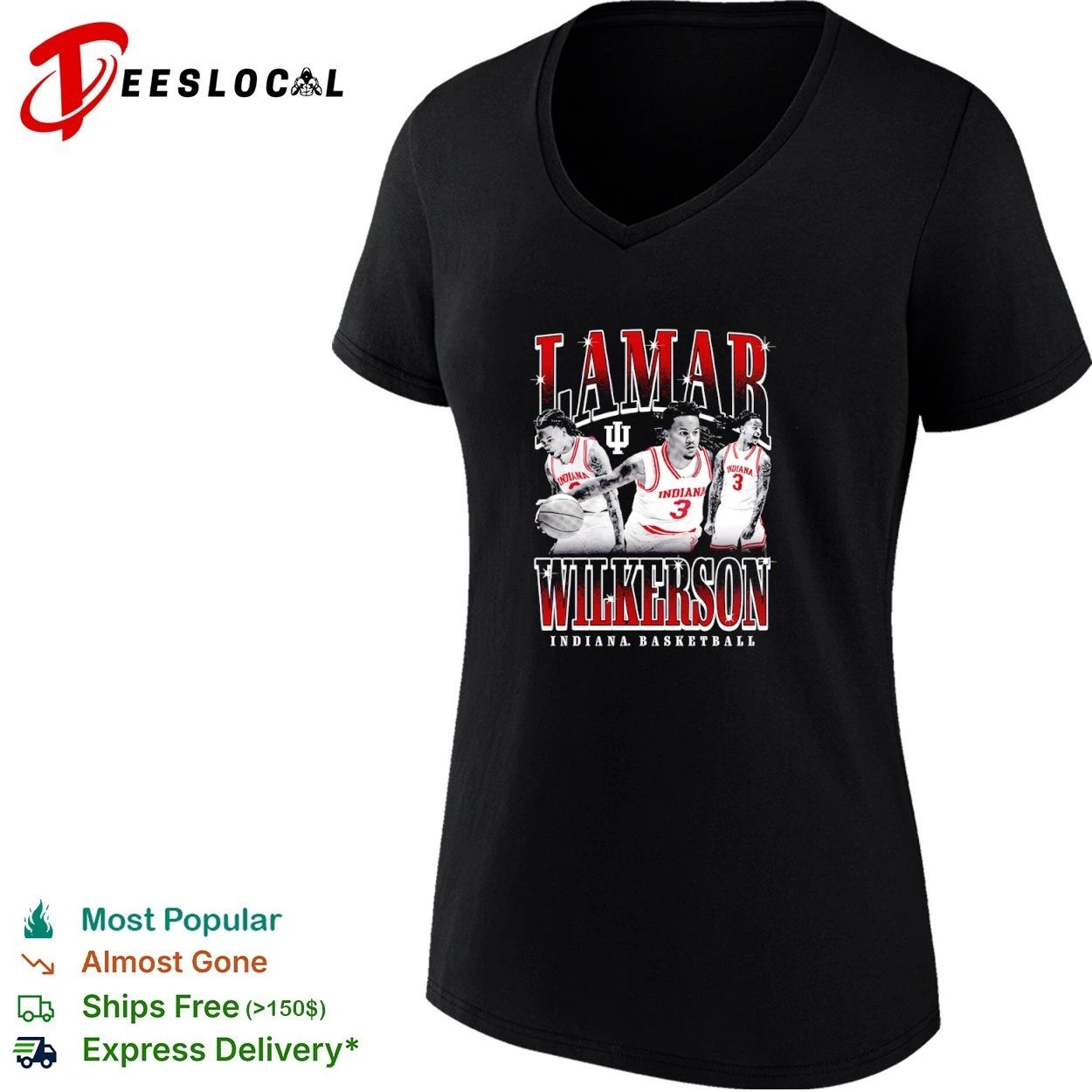 Lamar Wilkerson Indiana Basketball T-shirt