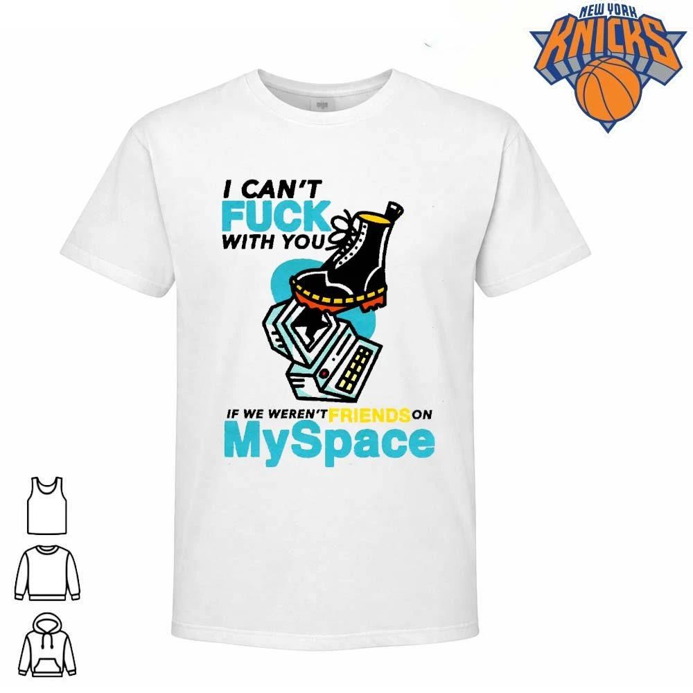 I Can’t Fuck With You If We Weren’t Friends On MySpace Punk Boot Computer T-Shirt