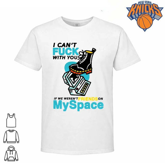 I Can’t Fuck With You If We Weren’t Friends On MySpace Punk Boot Computer T-Shirt