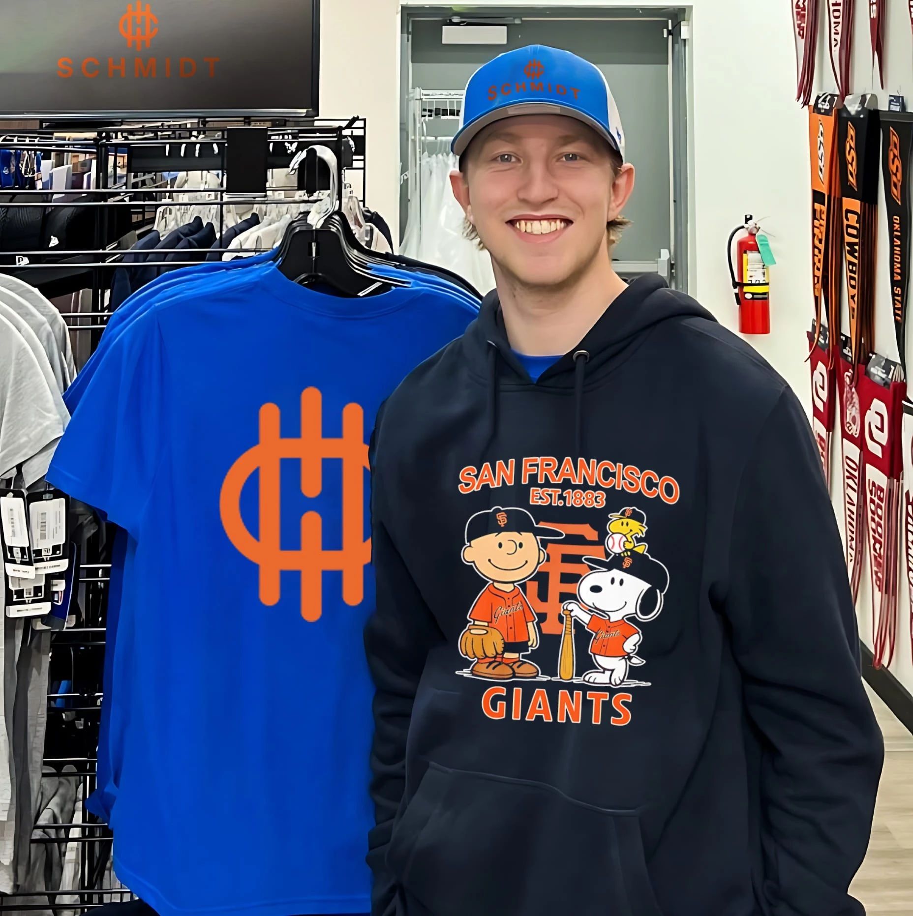 Peanuts x San Francisco Giants Baseball est 1883 shirt