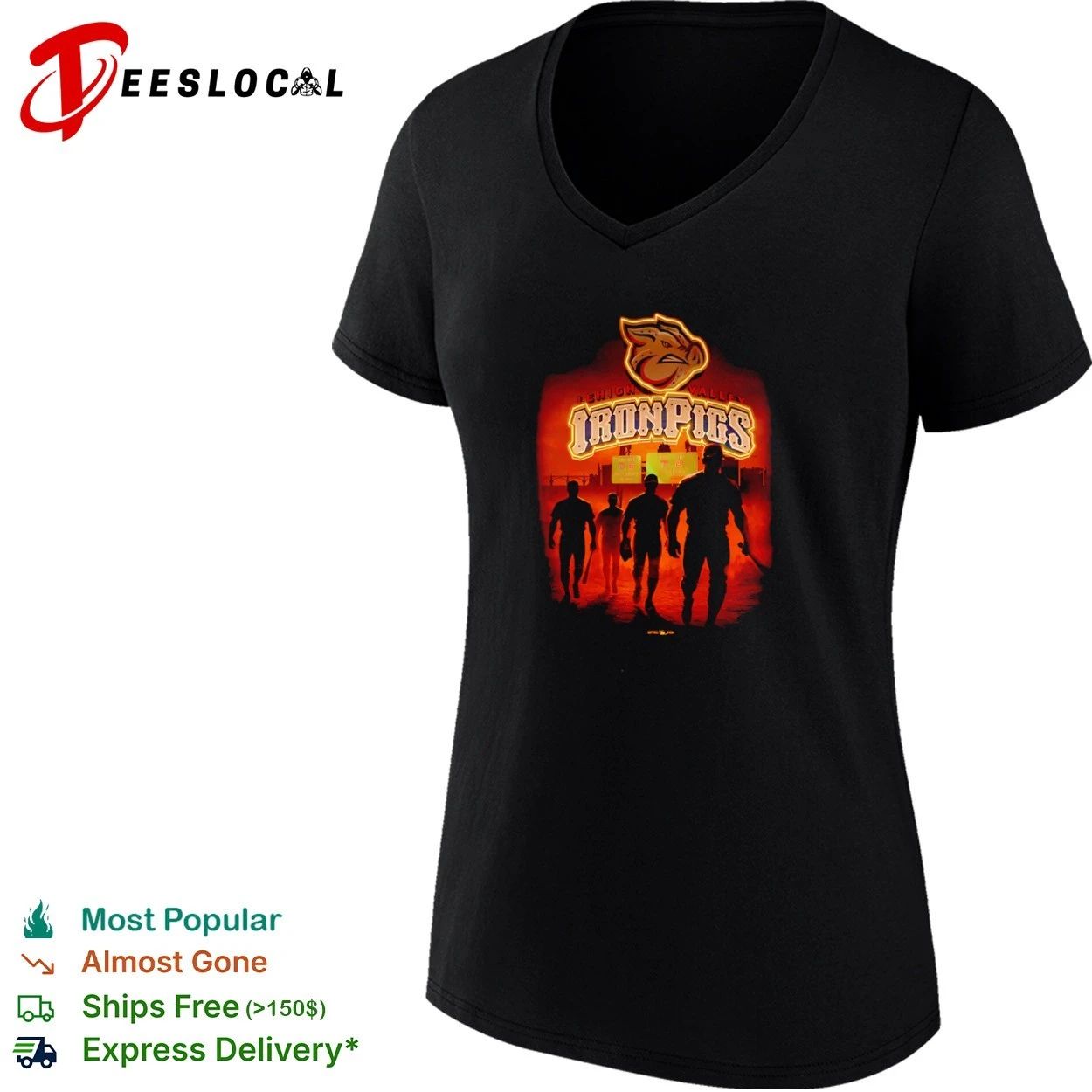 Lehigh Valley IronPigs Desperado Minor League Baseball T-shirt
