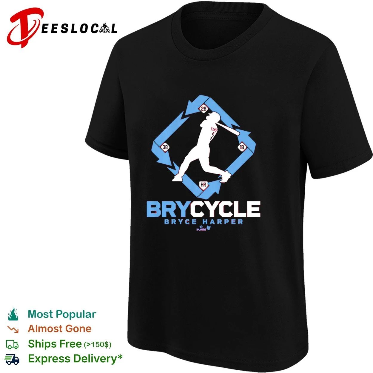 Bryce Harper Philadelphia Phillies Brycycle T-shirt