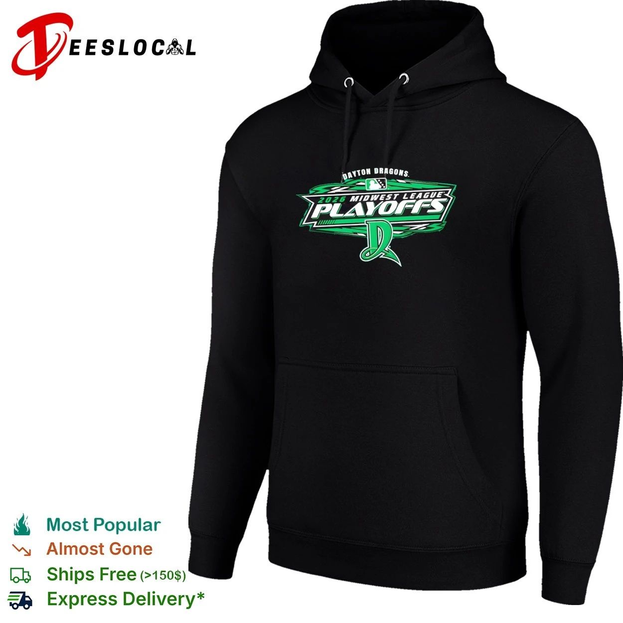Dayton Dragons 2026 Midwest League Playoffs T-shirt