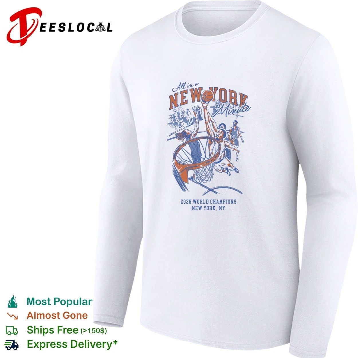All in a New York Minute 2026 World Champions New York NY T-shirt