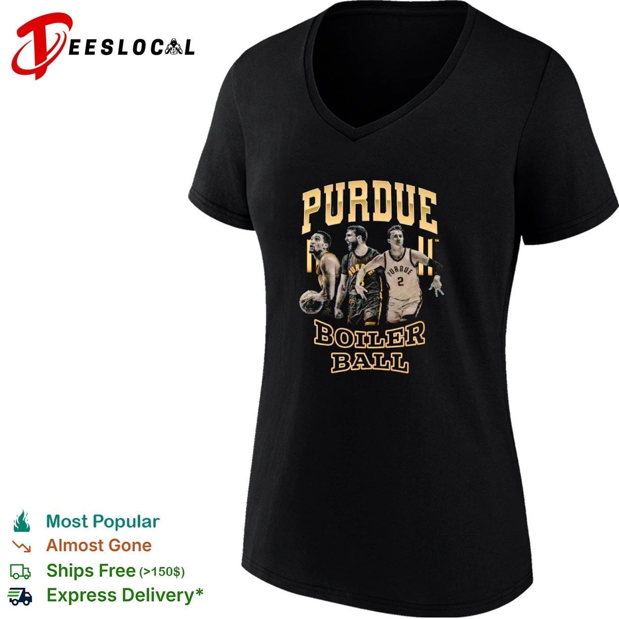 Purdue Boiler Ball Zach Edey Braden Smith Fletcher Loyer Purdue Boilermakers T-shirt