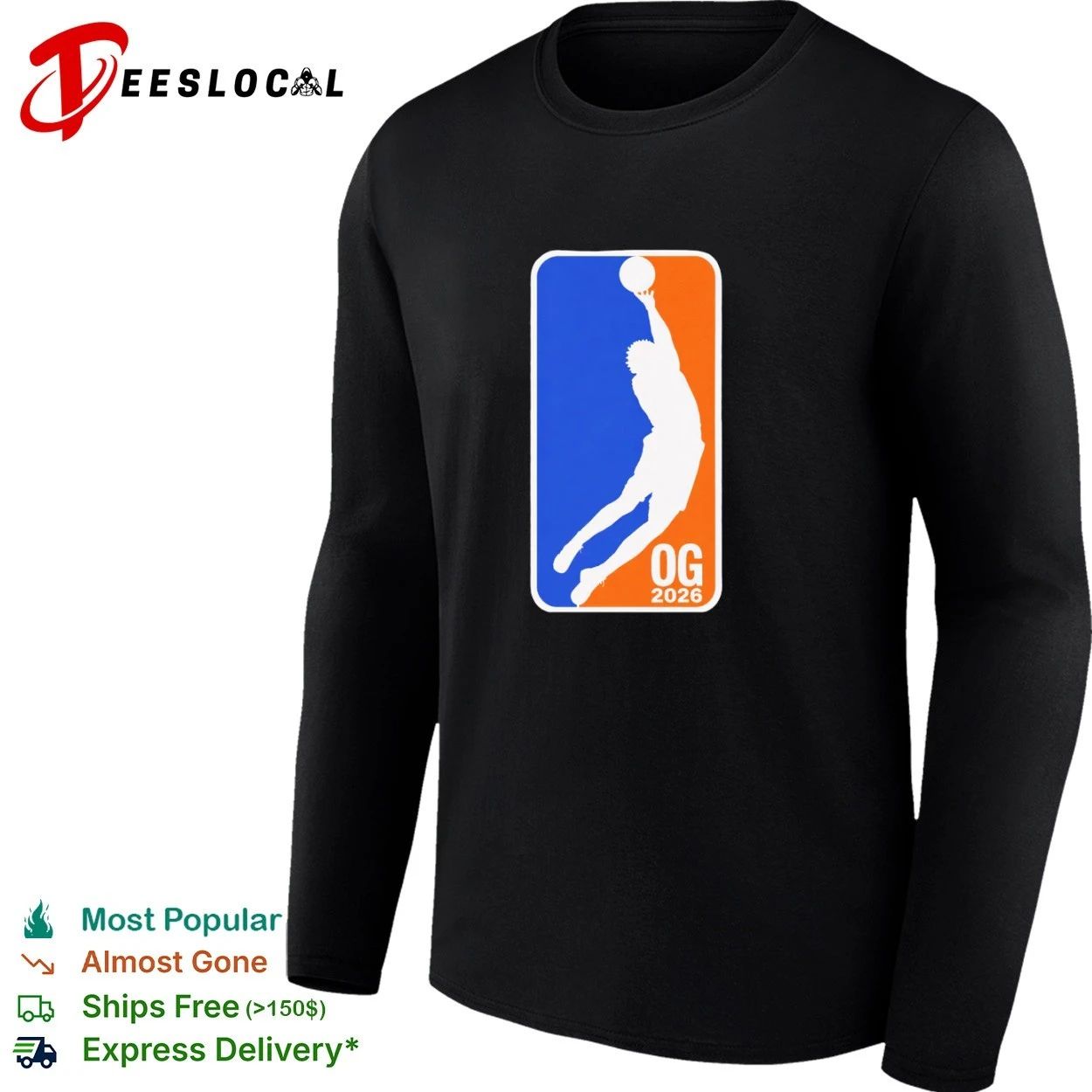 OG 2026 Basketball Dunk sports T-shirt