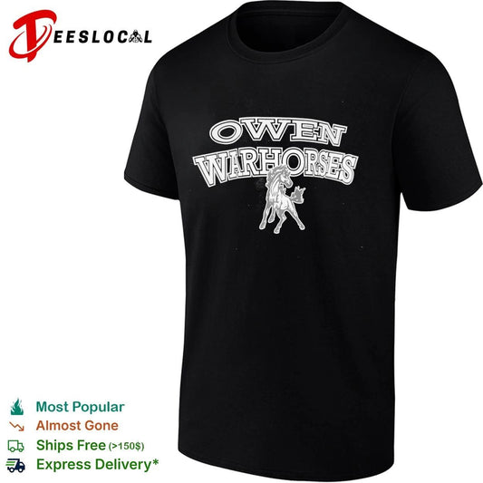 Owen Warhorses School Mascot Team Spirit T-shirt