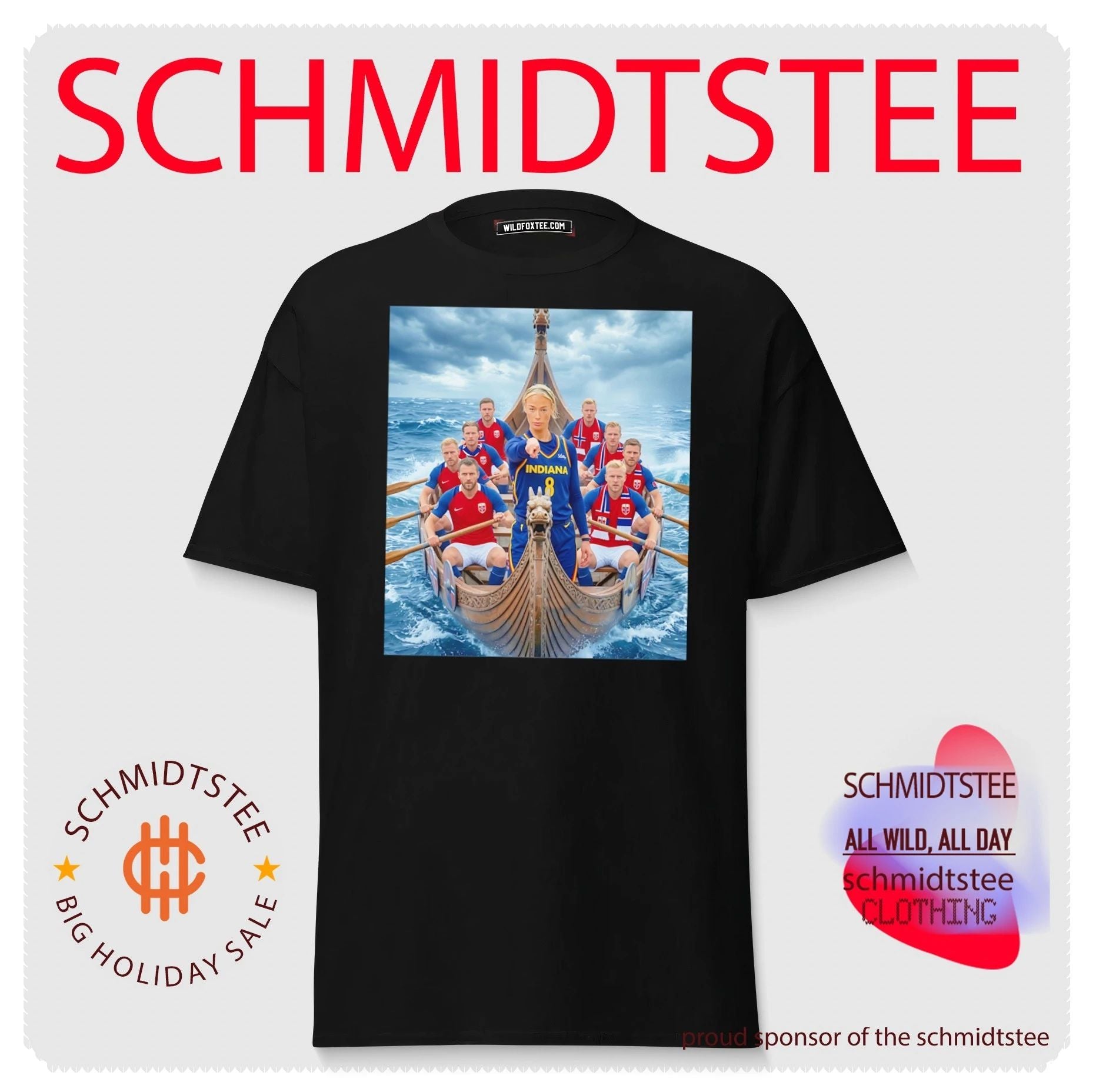 Indiana Fever Sophie Cunningham x Norwegian football players rowing shirt