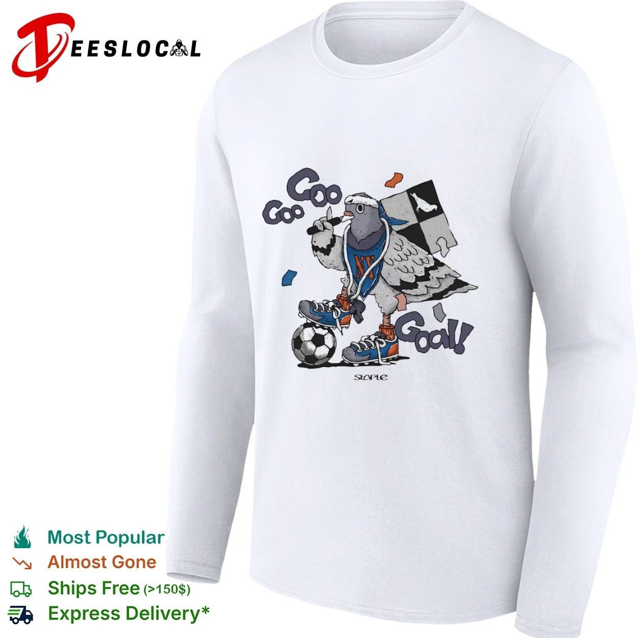 Staple Goo Goo Goal World Cup Pigeon soccer T-shirt
