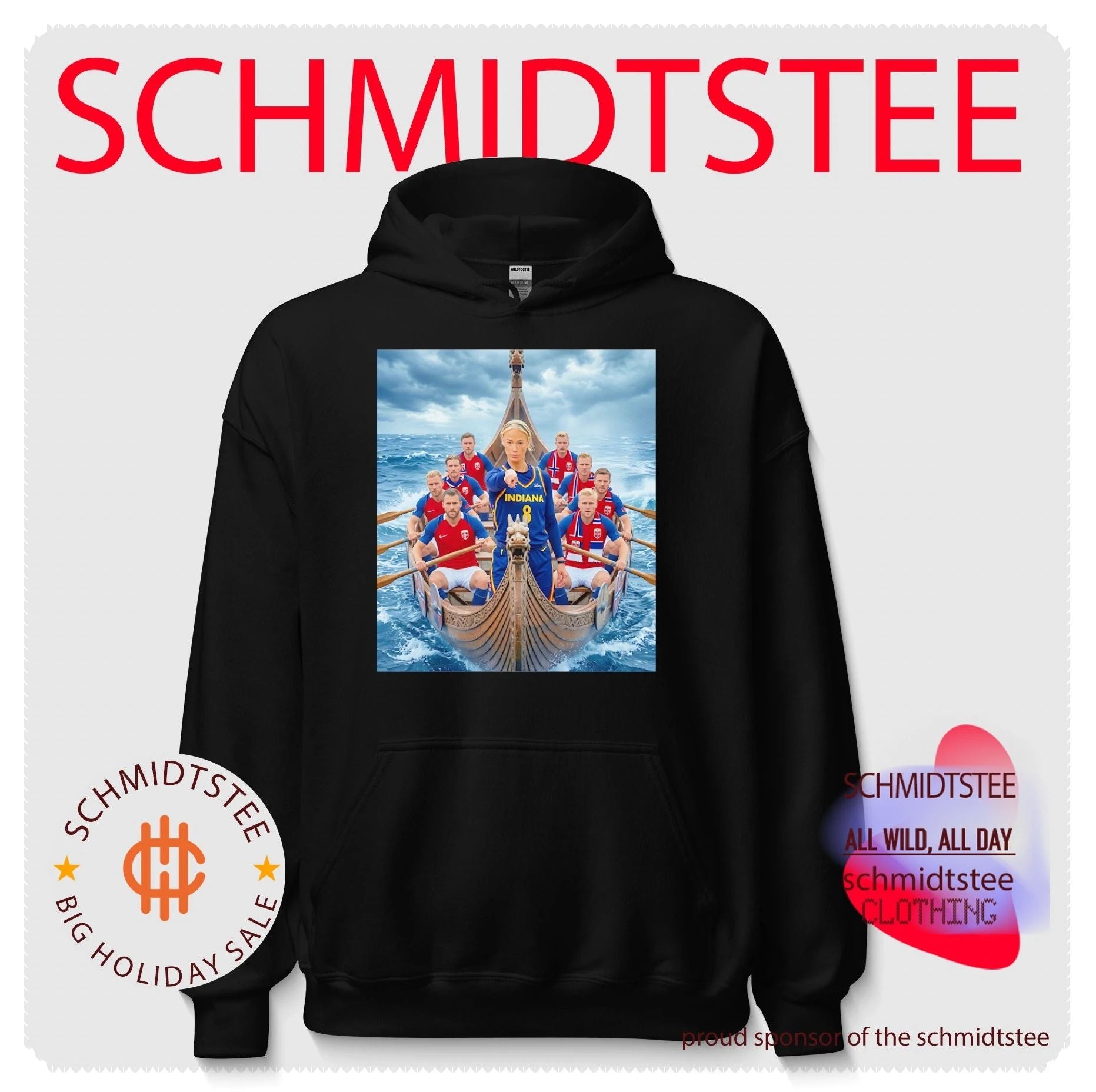 Indiana Fever Sophie Cunningham x Norwegian football players rowing shirt