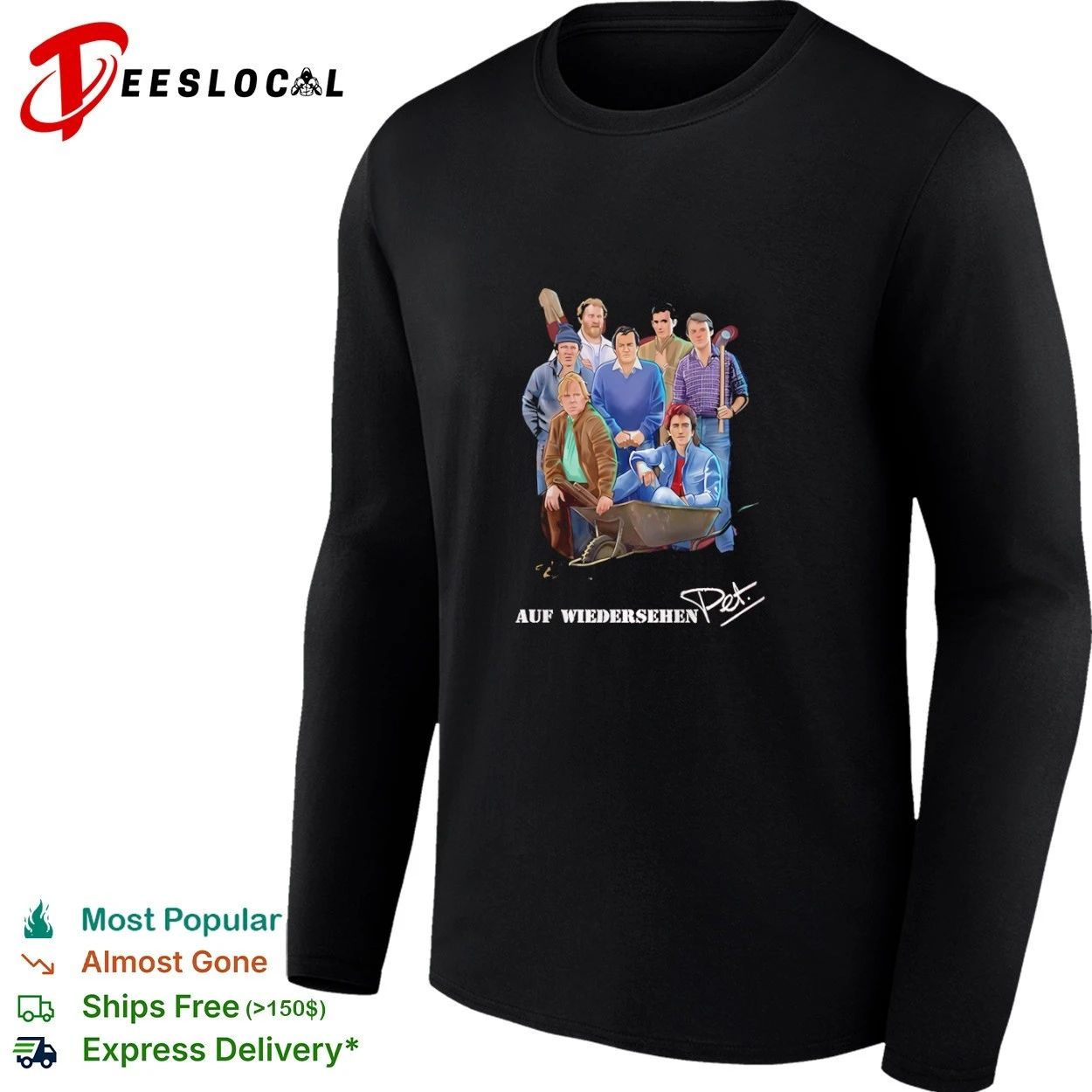 Auf Wiedersehen Pet Cast British Comedy T-shirt