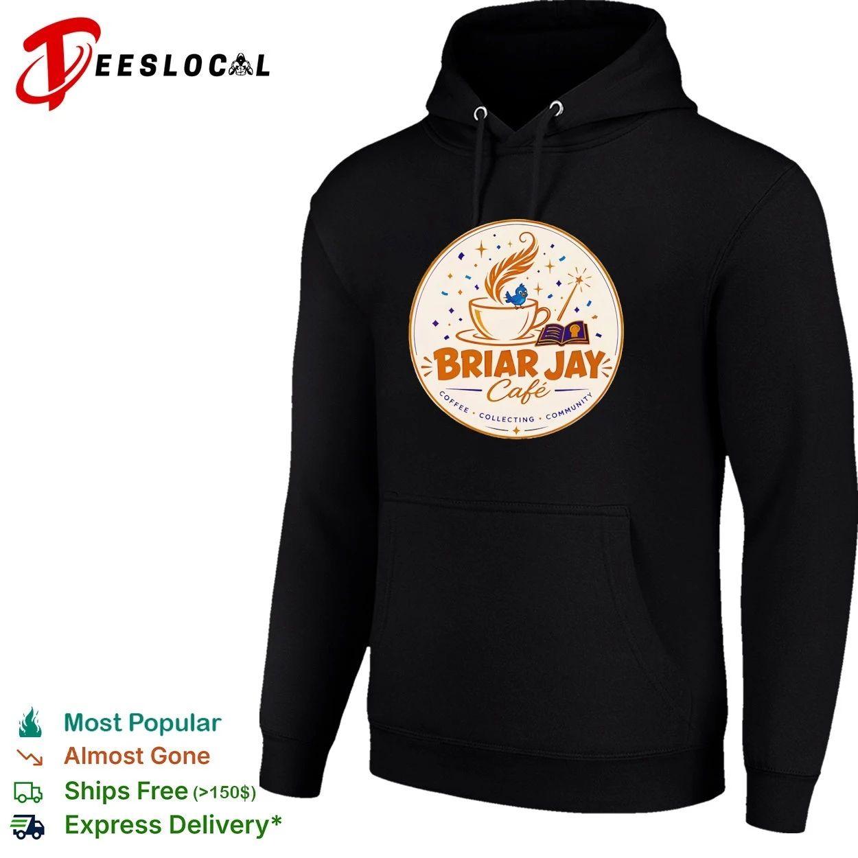 Briar Jay Café Coffee Collecting Community T-shirt