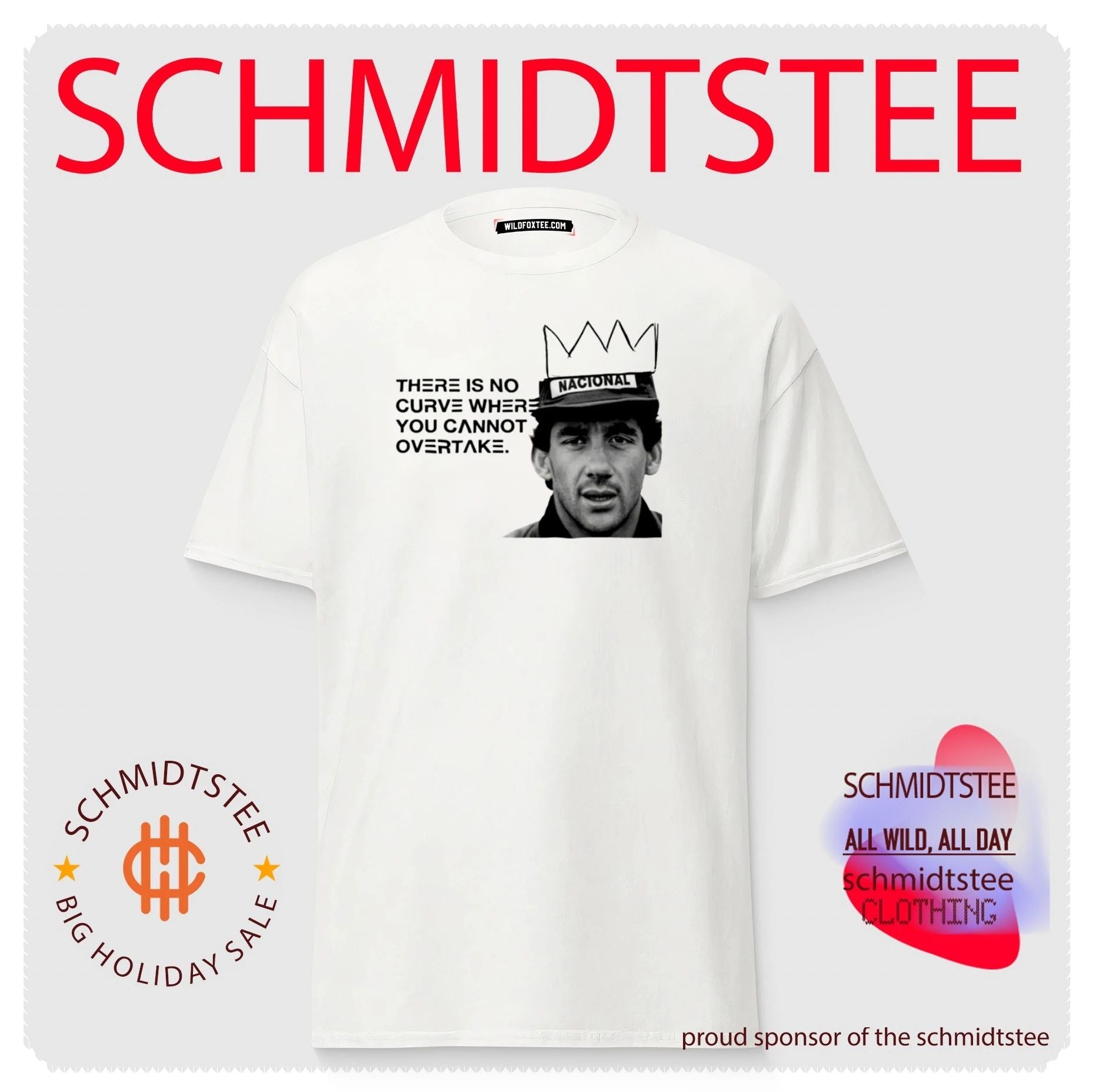 Ayrton Senna There Is No Curve Where You Cannot Overtake shirt