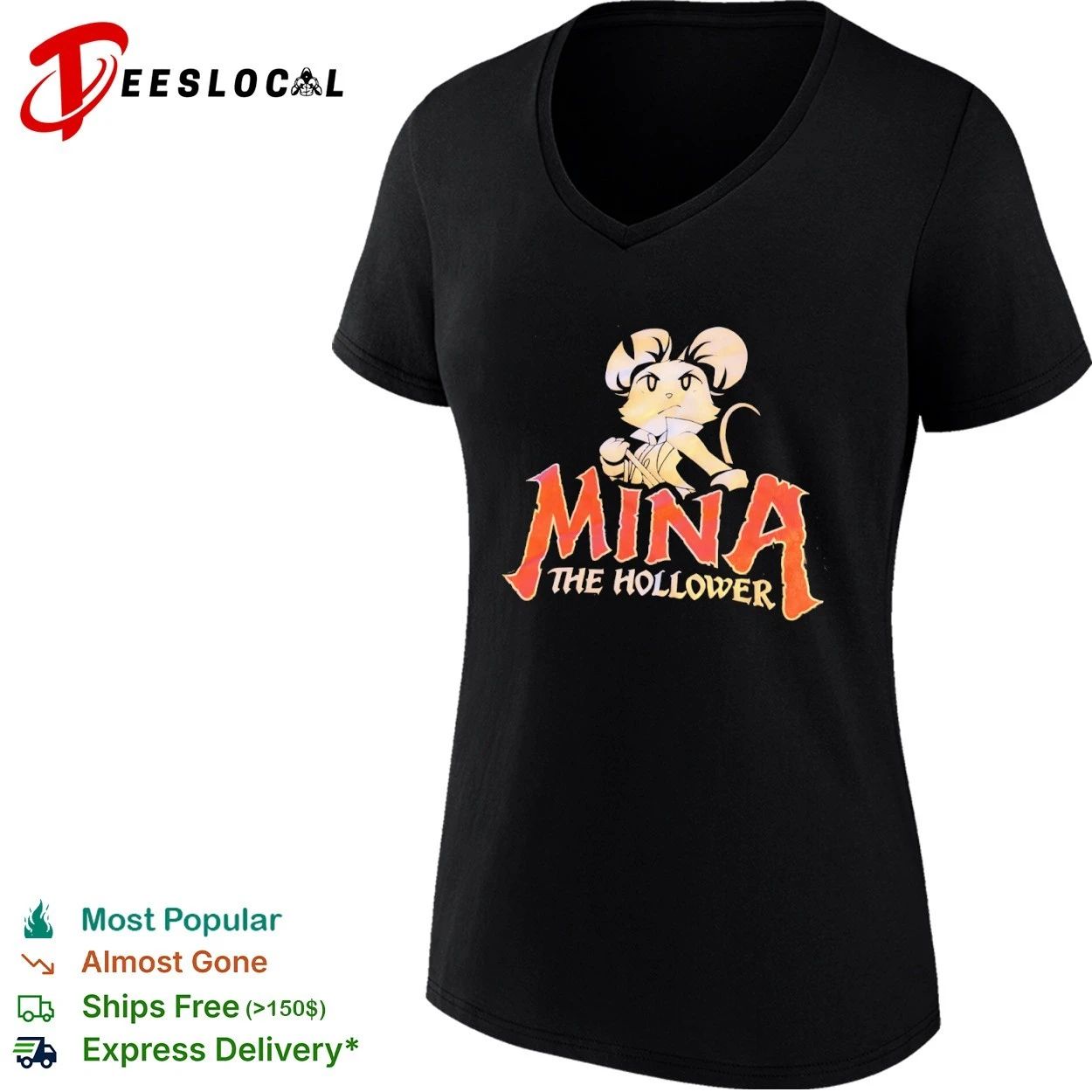 Mina the Hollower video game pixel art T-shirt