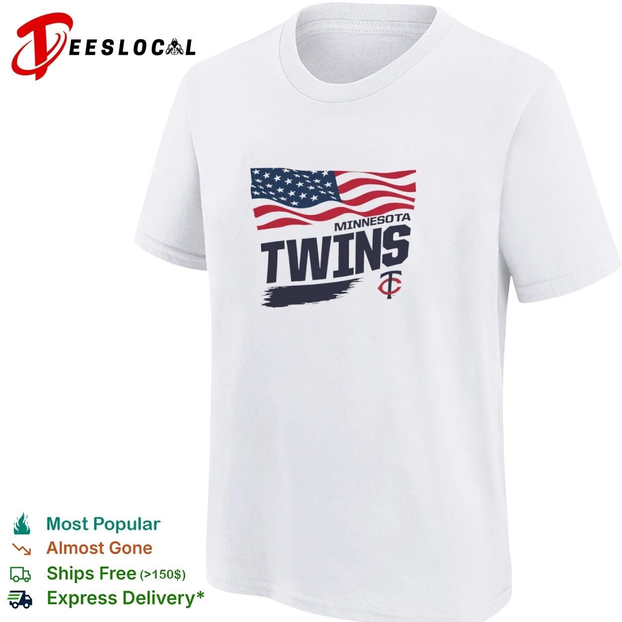 Minnesota Twins Starter Waving Flag MLB T-shirt