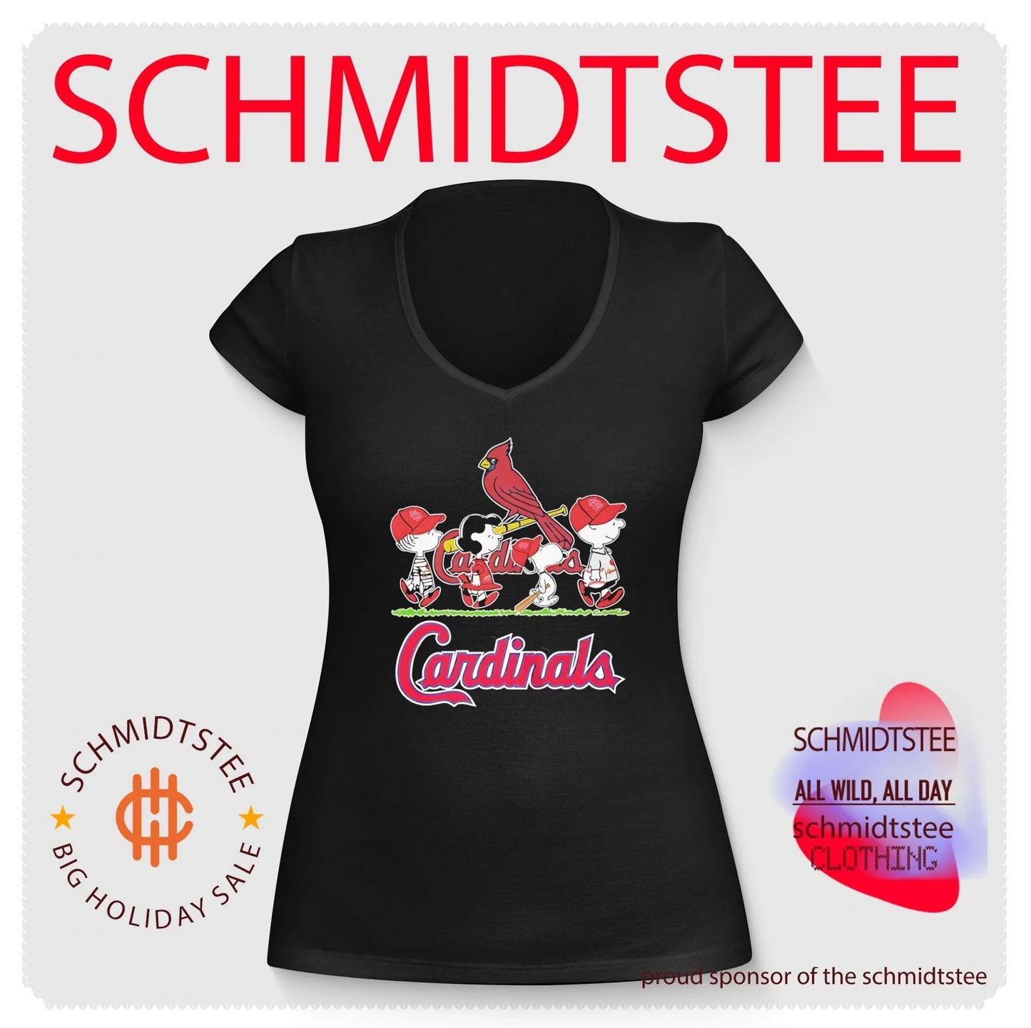 Peanuts x St. Louis Cardinals Abbey Road shirt