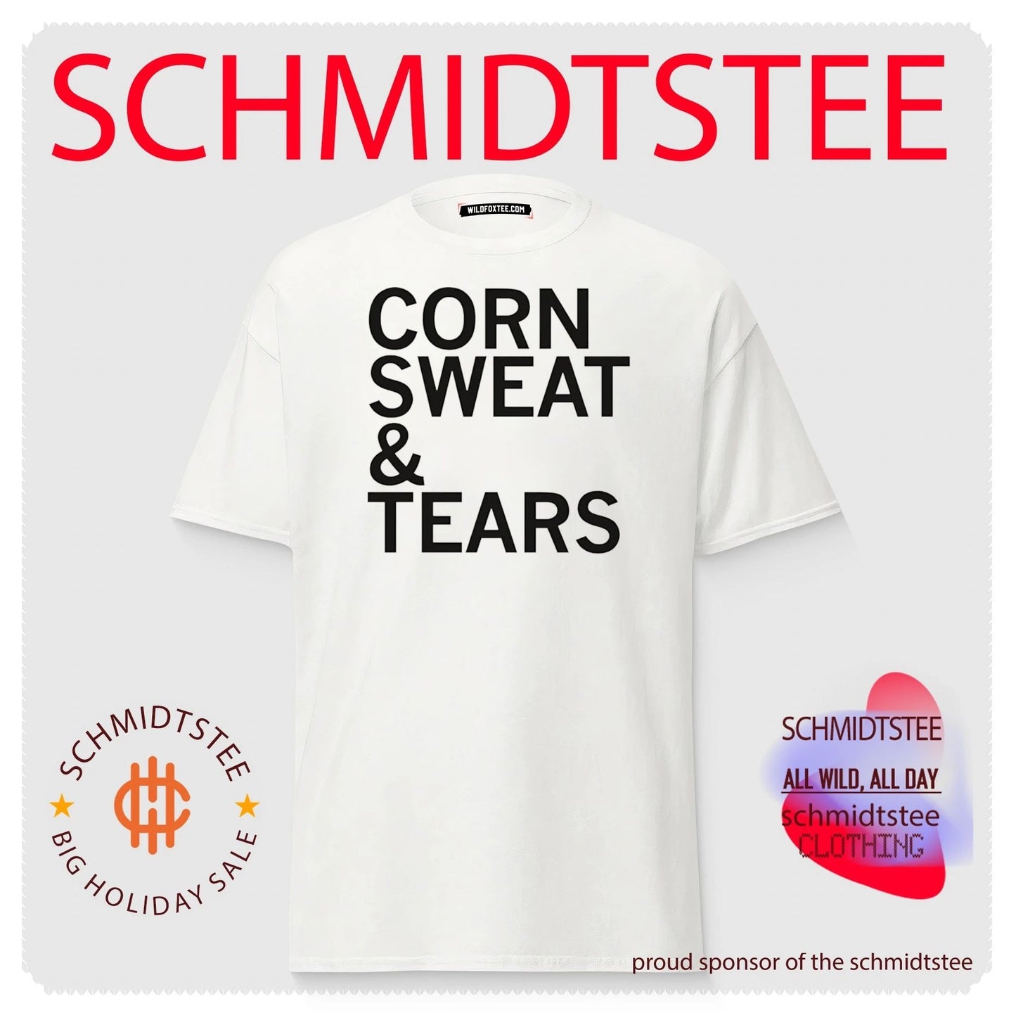 The Midwest Was Built With Corn Sweat & Tears shirt