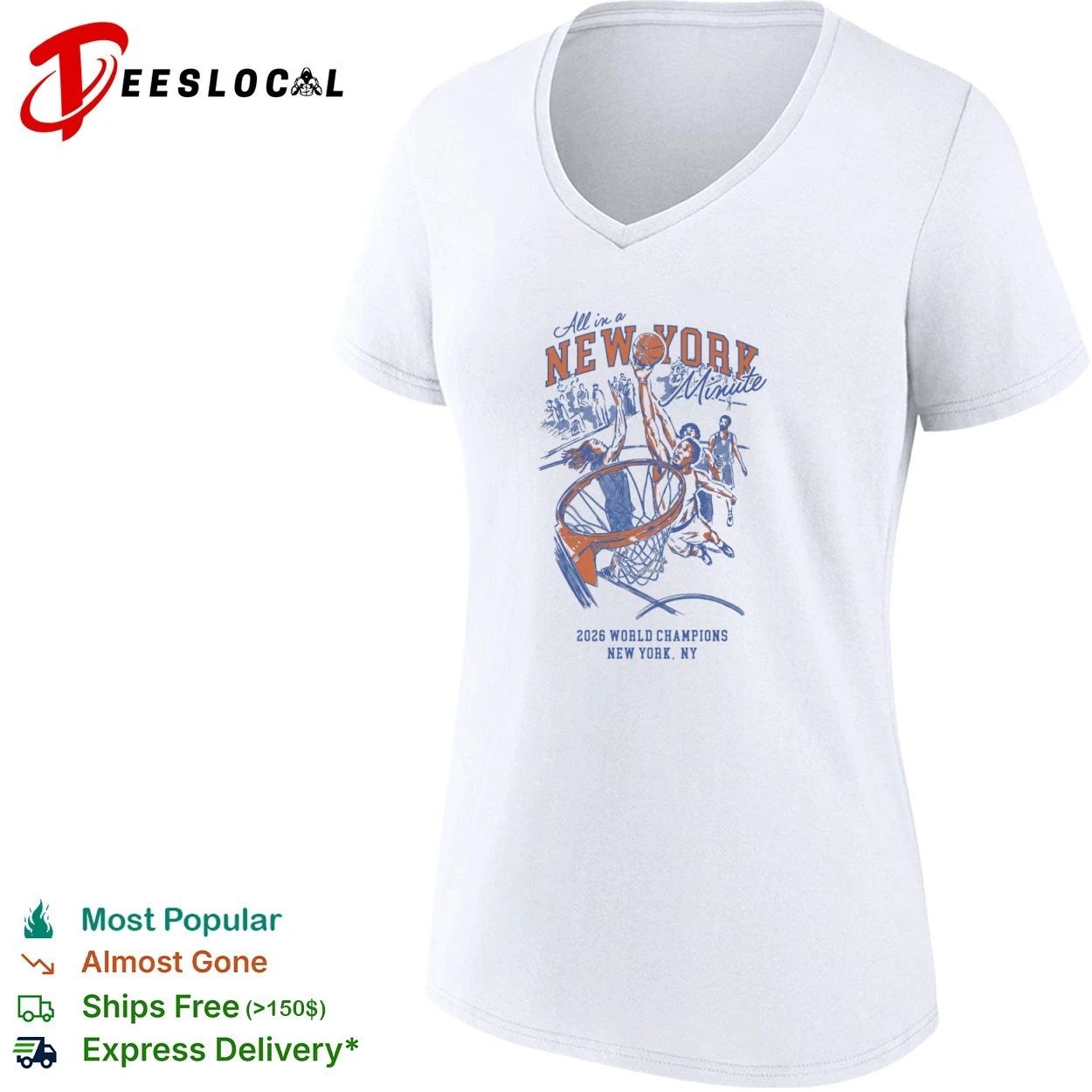 All in a New York Minute 2026 World Champions New York NY T-shirt