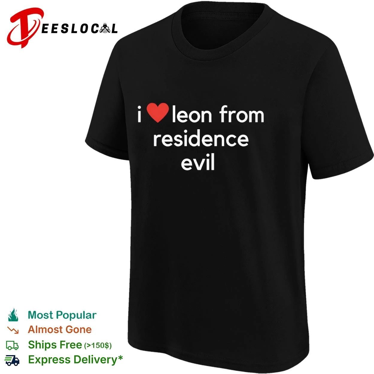 I Love Leon from Residence Evil Video Game T-shirt
