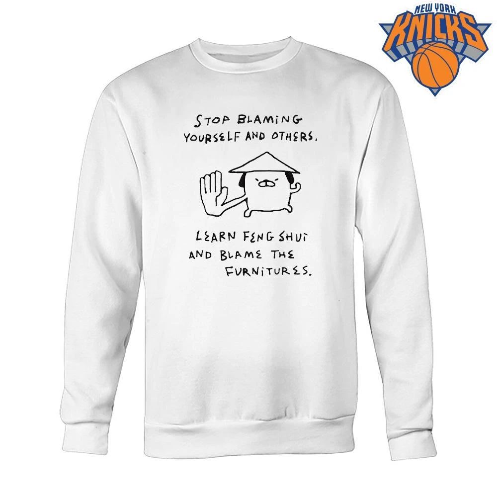 Learn Feng Shui And Blame The Furnitures Funny Angry Cat Meme Shirt