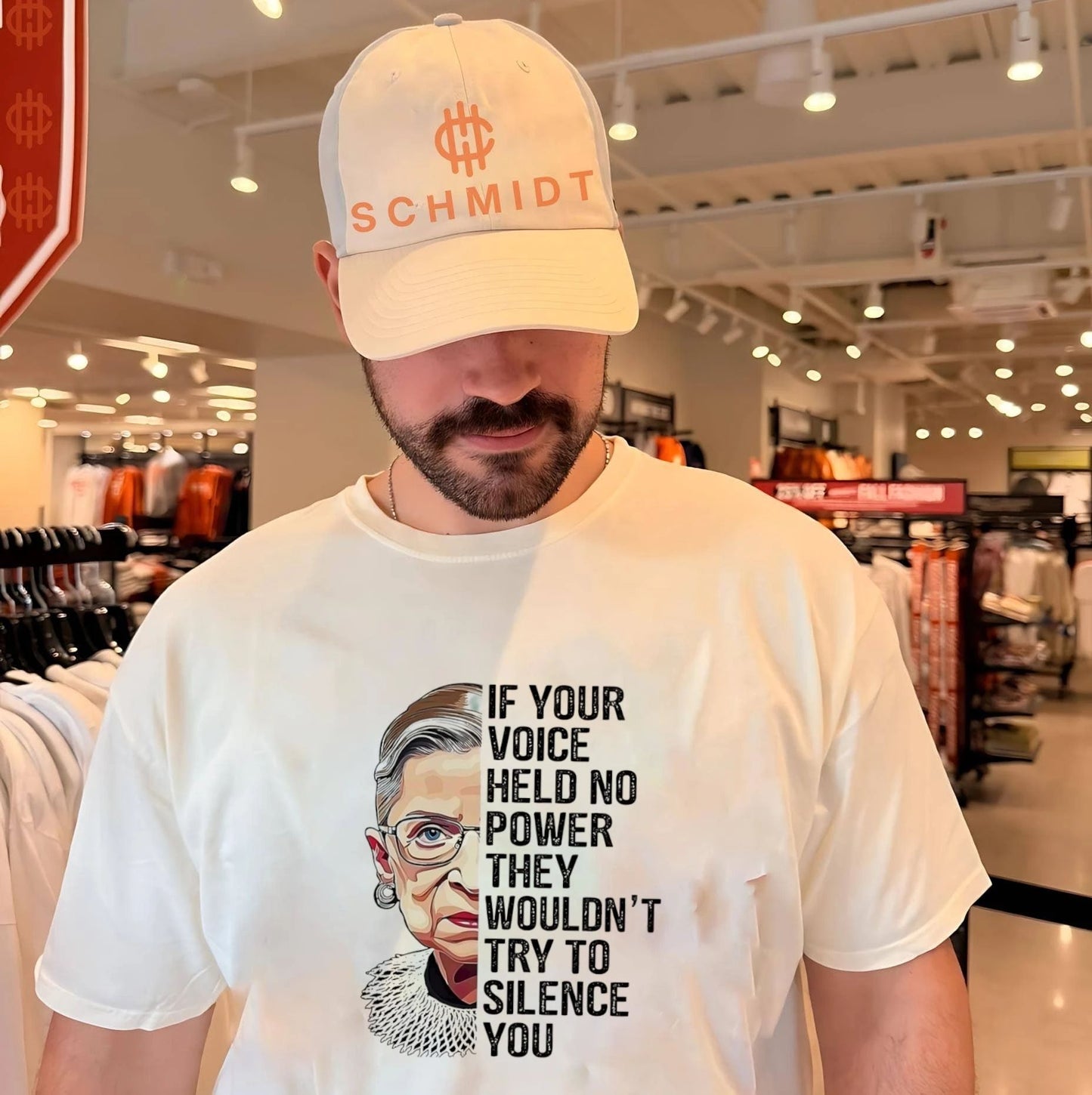 Ruth Bader Ginsburg if you voice helf no power they wouldn’t try to silence you shirt