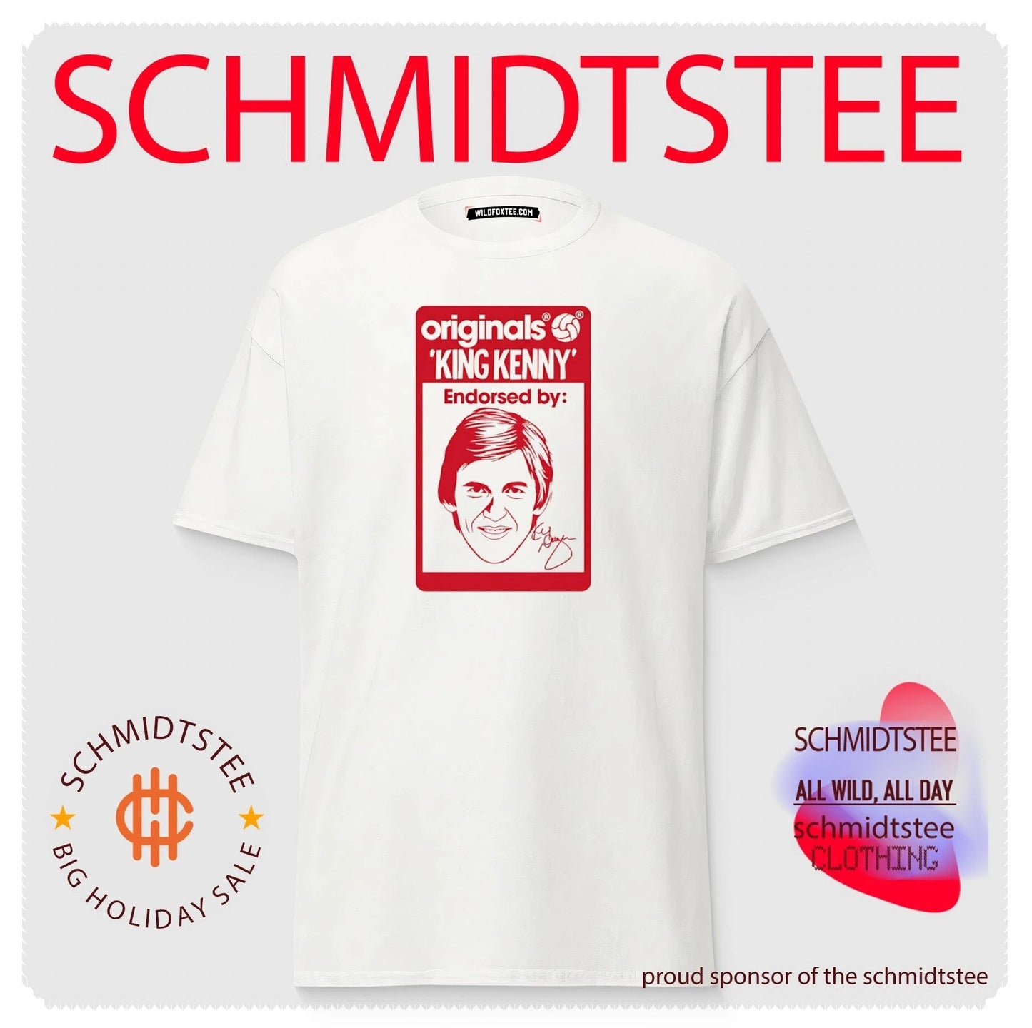 King Kenny Dalglish Endorsed by Liverpool FC Legend shirt