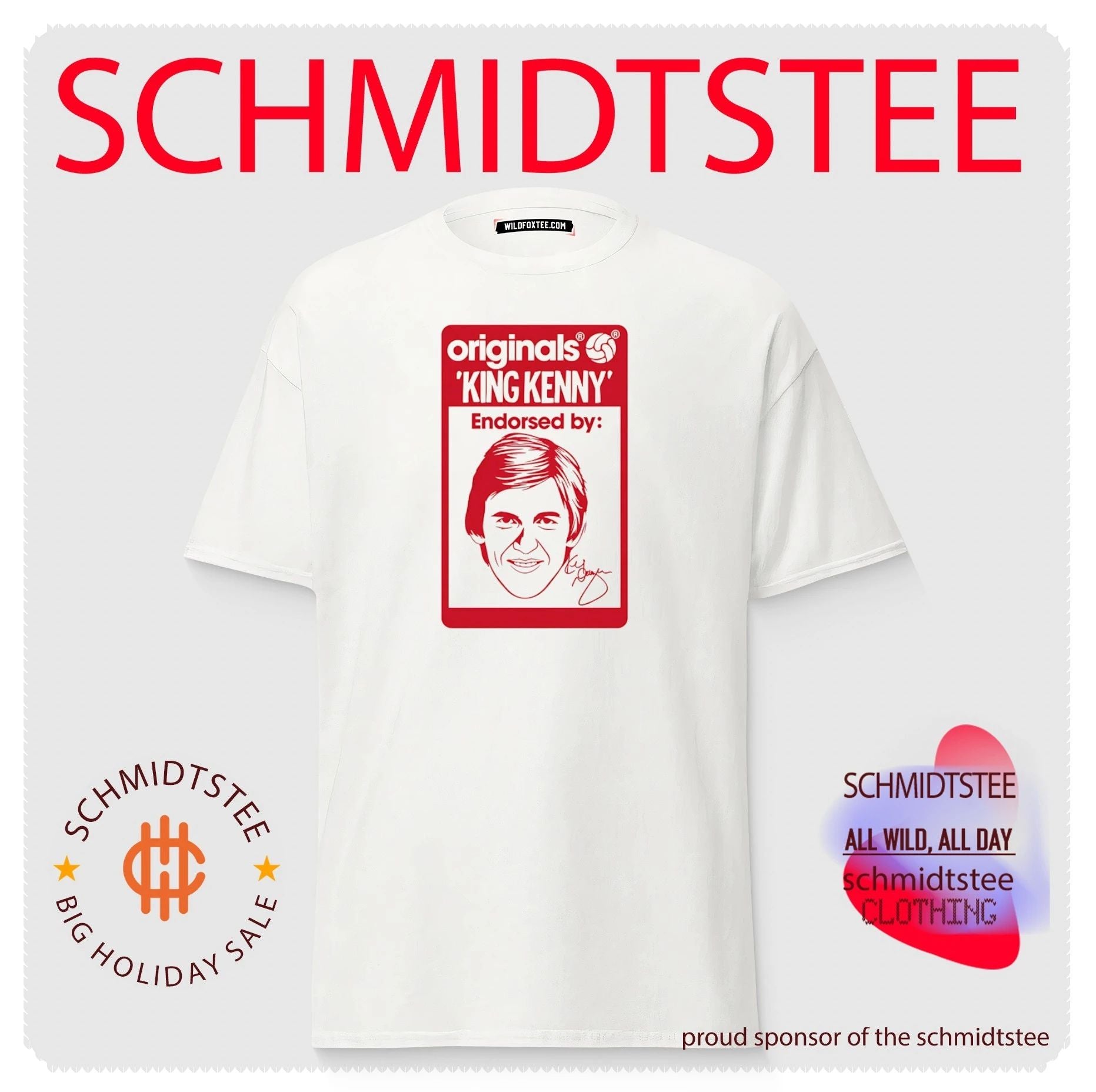 King Kenny Dalglish Endorsed by Liverpool FC Legend shirt