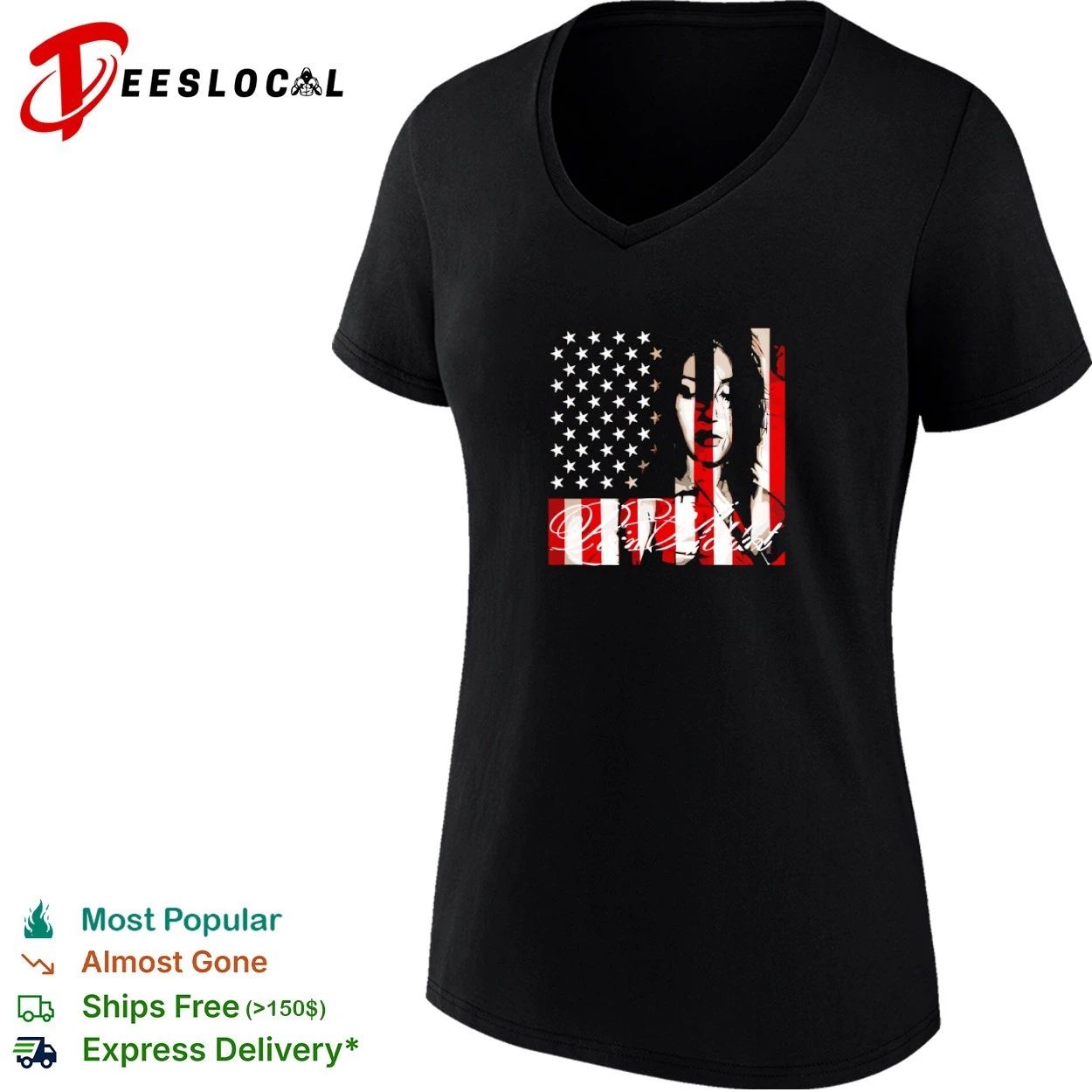 Phenomenal Woman Empowered American Feminist Patriot T-shirt