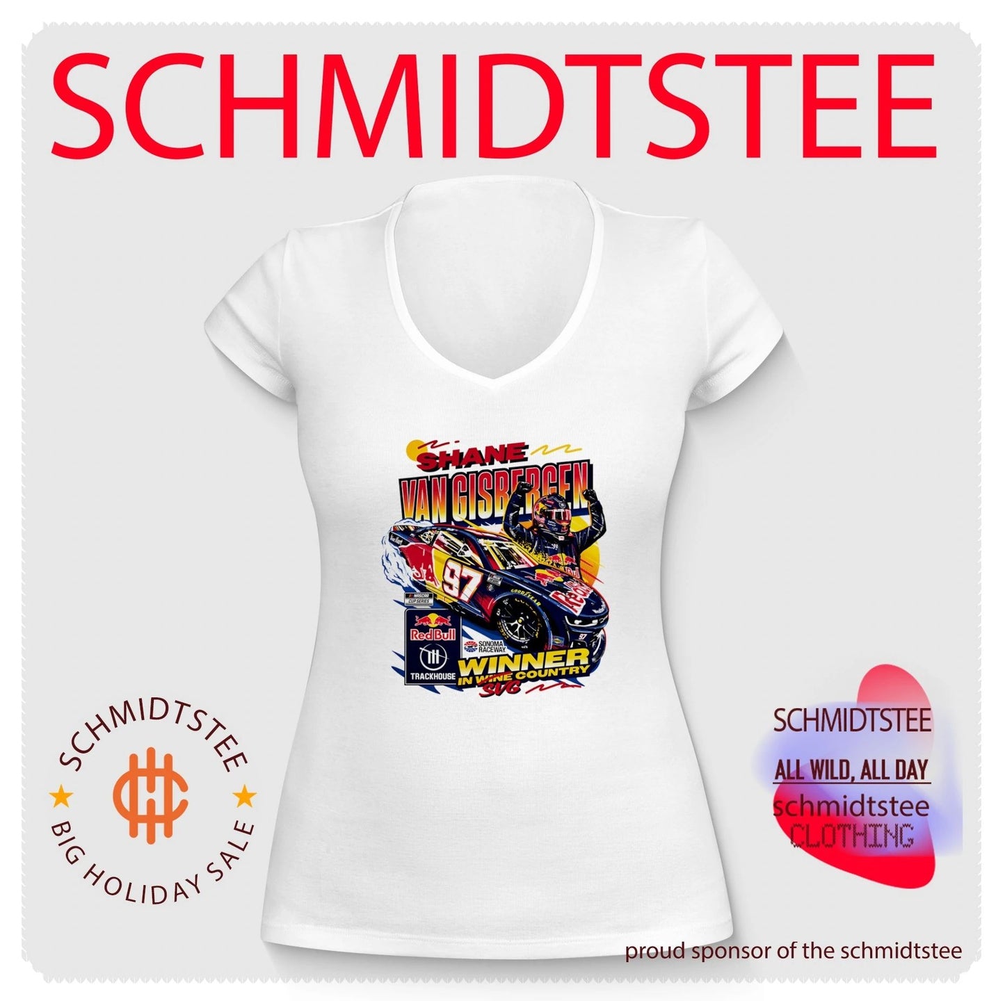 Shane van Gisbergen Trackhouse Racing Winner in Wine Country 2026 shirt