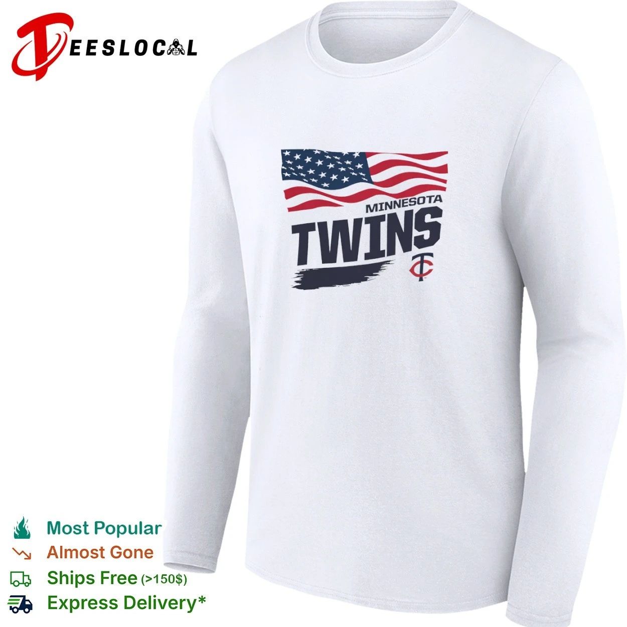 Minnesota Twins Starter Waving Flag MLB T-shirt