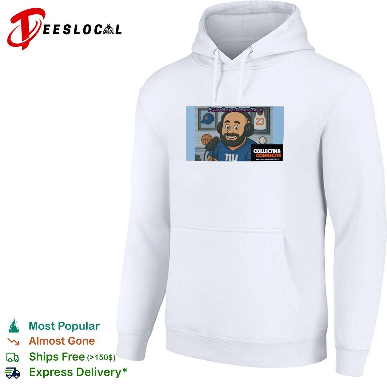 PudgyBoyz Sportstalk Collectin and Connectin T-shirt