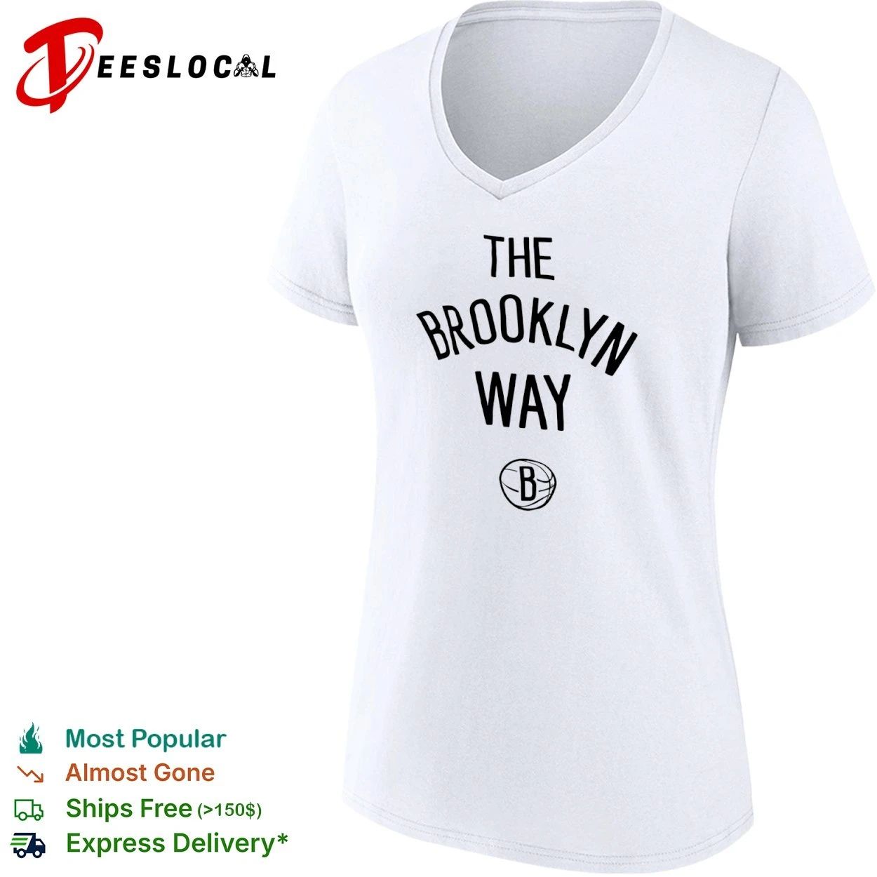 The Brooklyn Way Brooklyn Nets NBA Basketball T-shirt