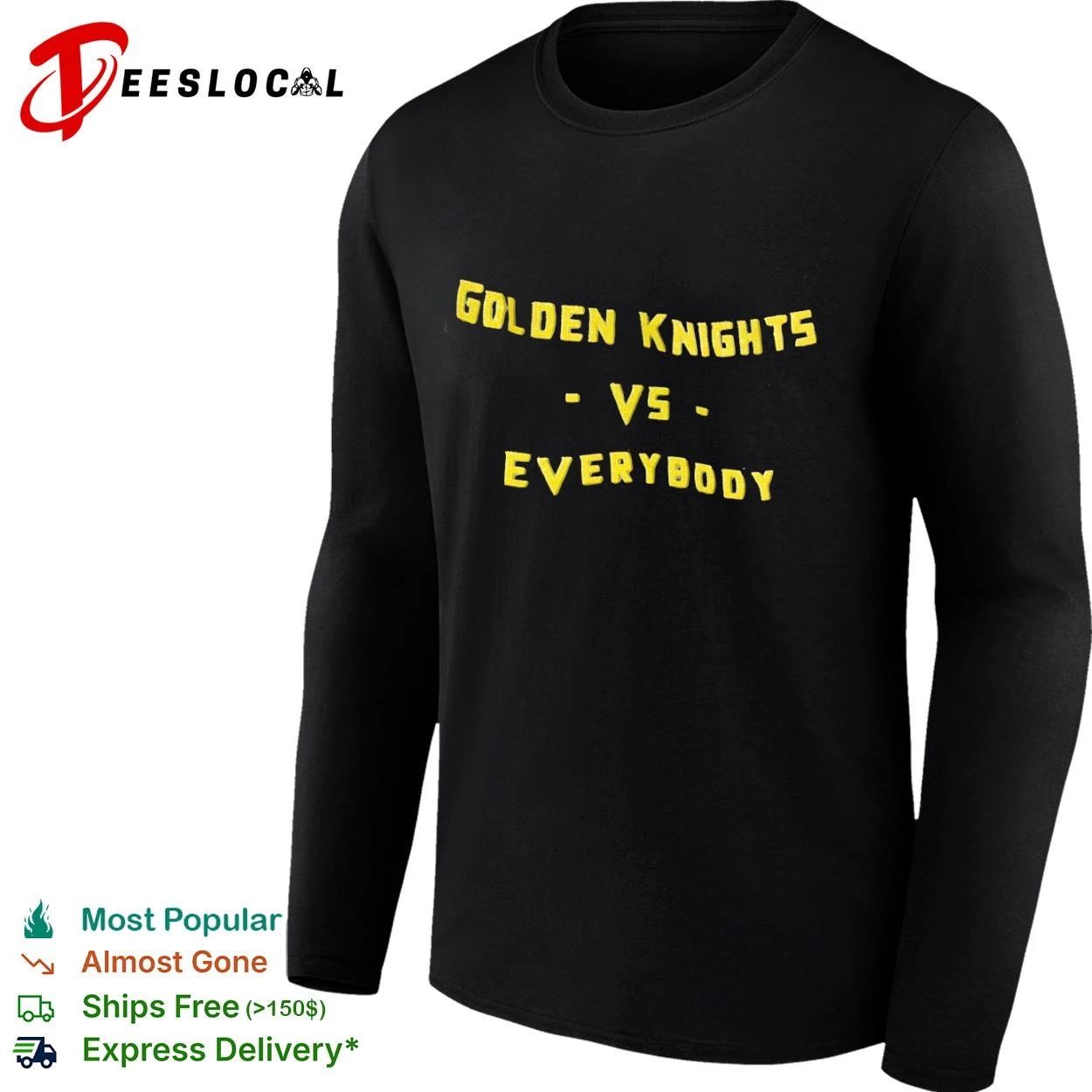 Golden Knights vs Everybody NHL Hockey T-shirt