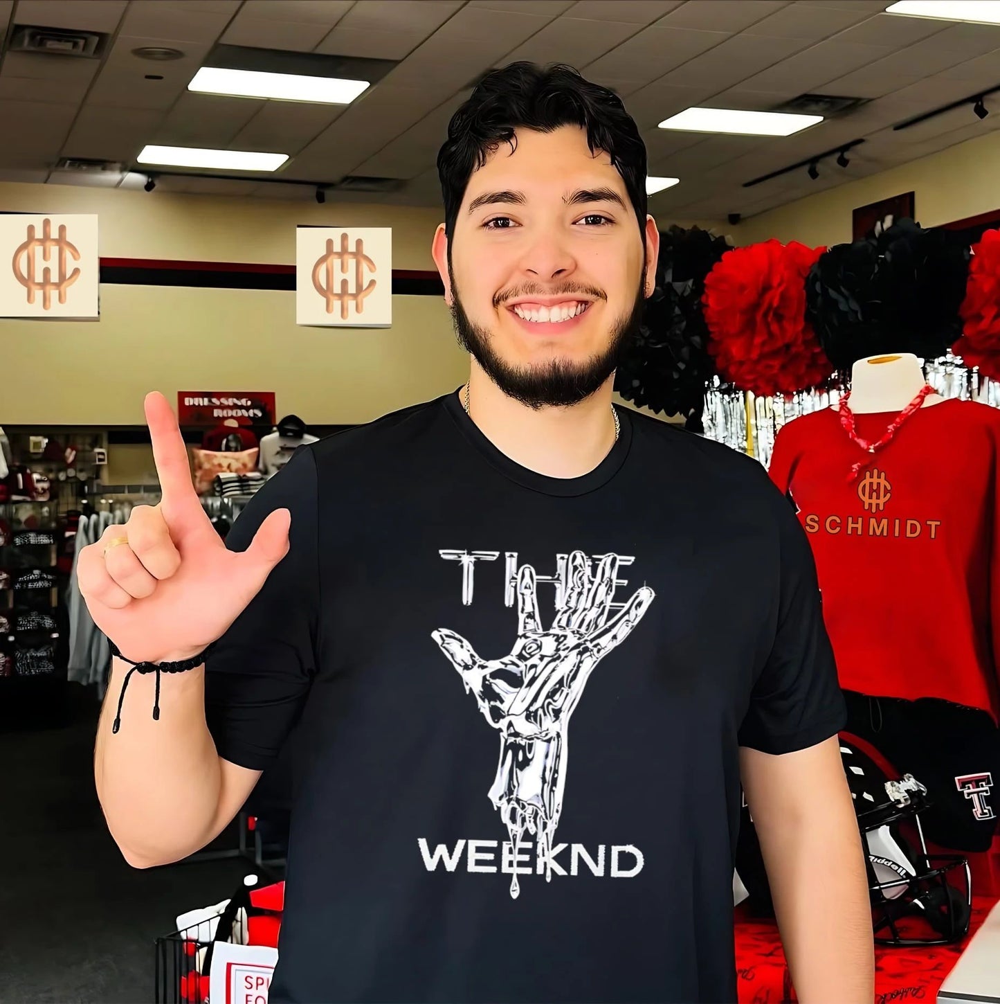 The Weeknd melting hand vintage shirt