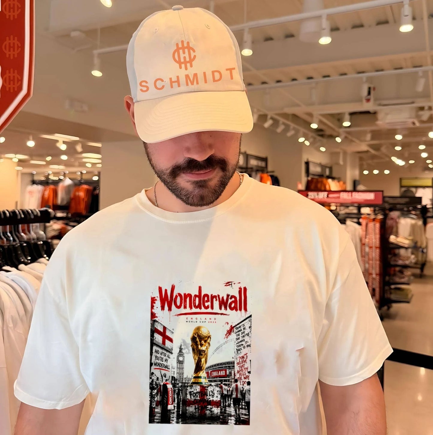 England Wonderwall World Cup 2026 Football vintage shirt