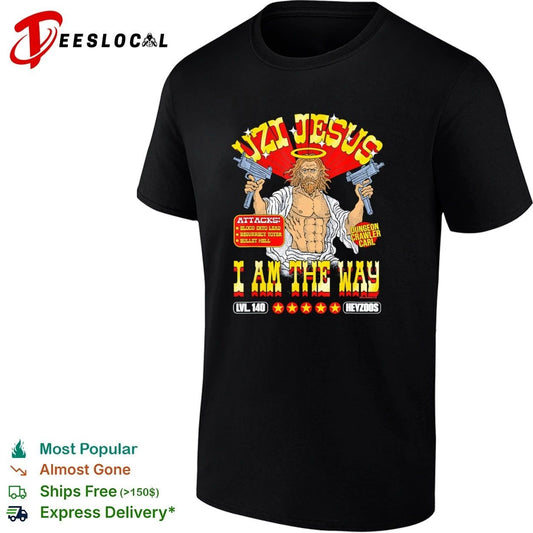 Uzi Jesus I Am the Way Dungeon Crawler Carl T-shirt