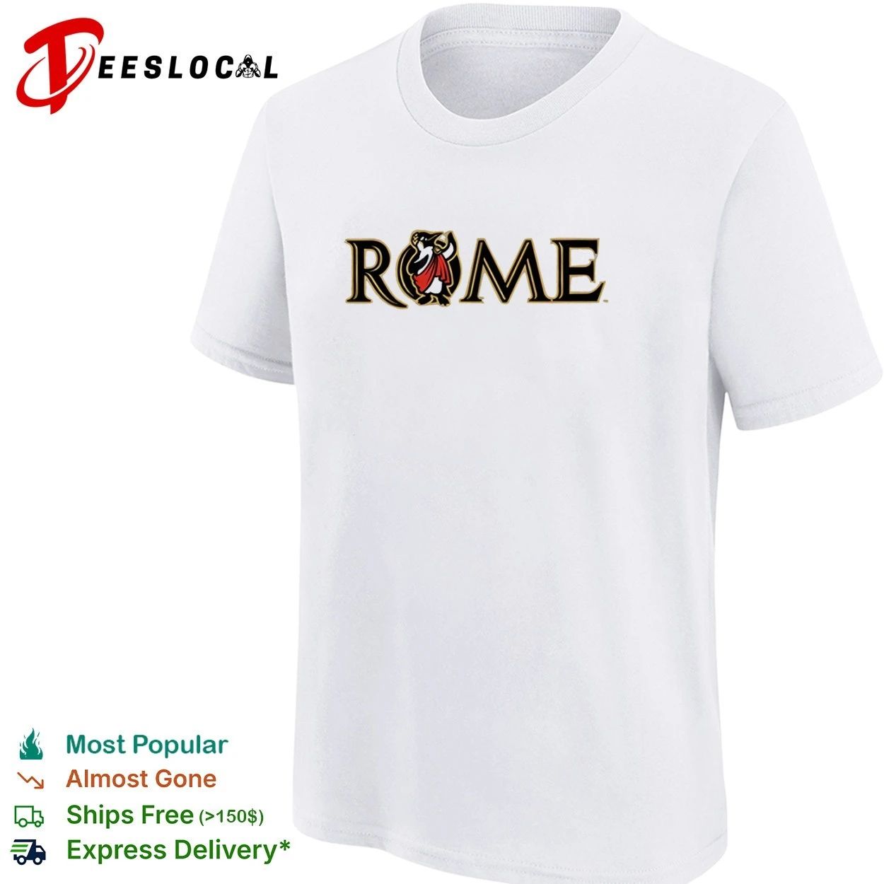 Rome Penguin funny animal mascot T-shirt