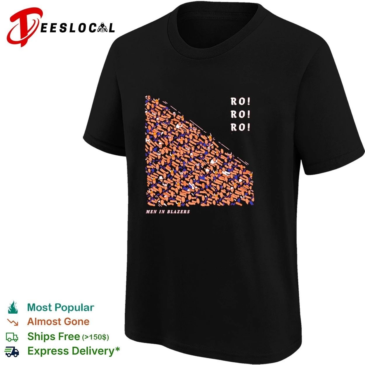 Ro! Ro! Ro! Men in Blazers soccer podcast T-shirt
