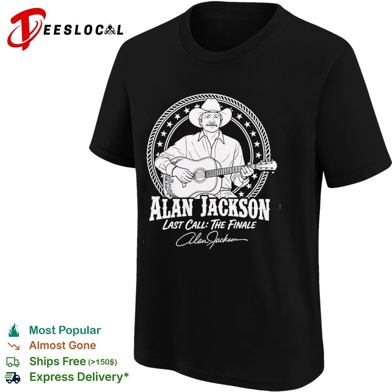 Alan Jackson Last Call The Finale Country Music T-shirt