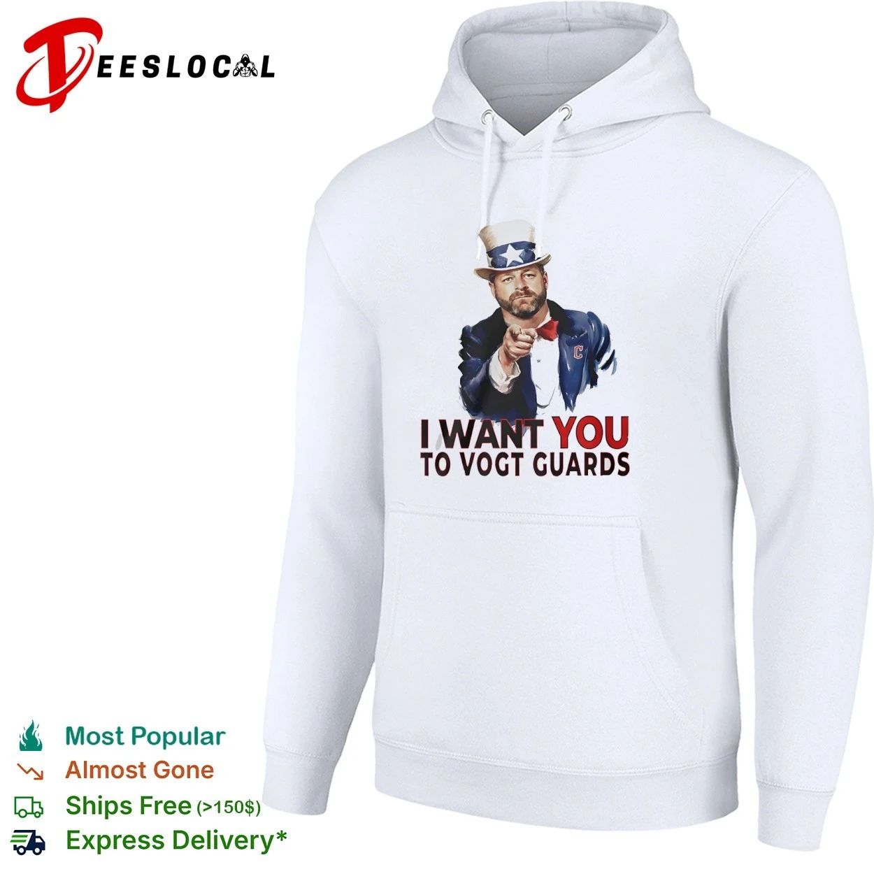 Stephen Vogt I Want You to Vogt Guards Cleveland Guardians T-shirt
