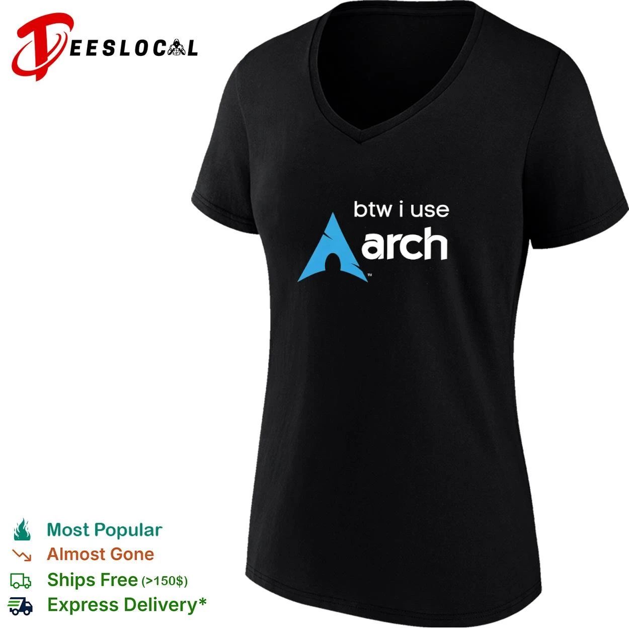 Btw I Use Arch Linux Operating System T-shirt
