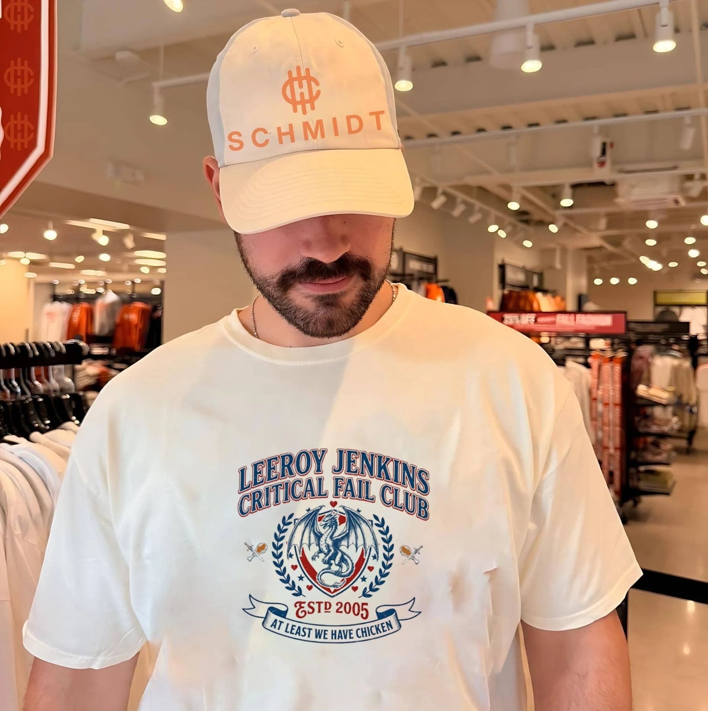 Leeroy Jenkins Critical Fail Club Est 2005 At Least We Have Chicken shirt