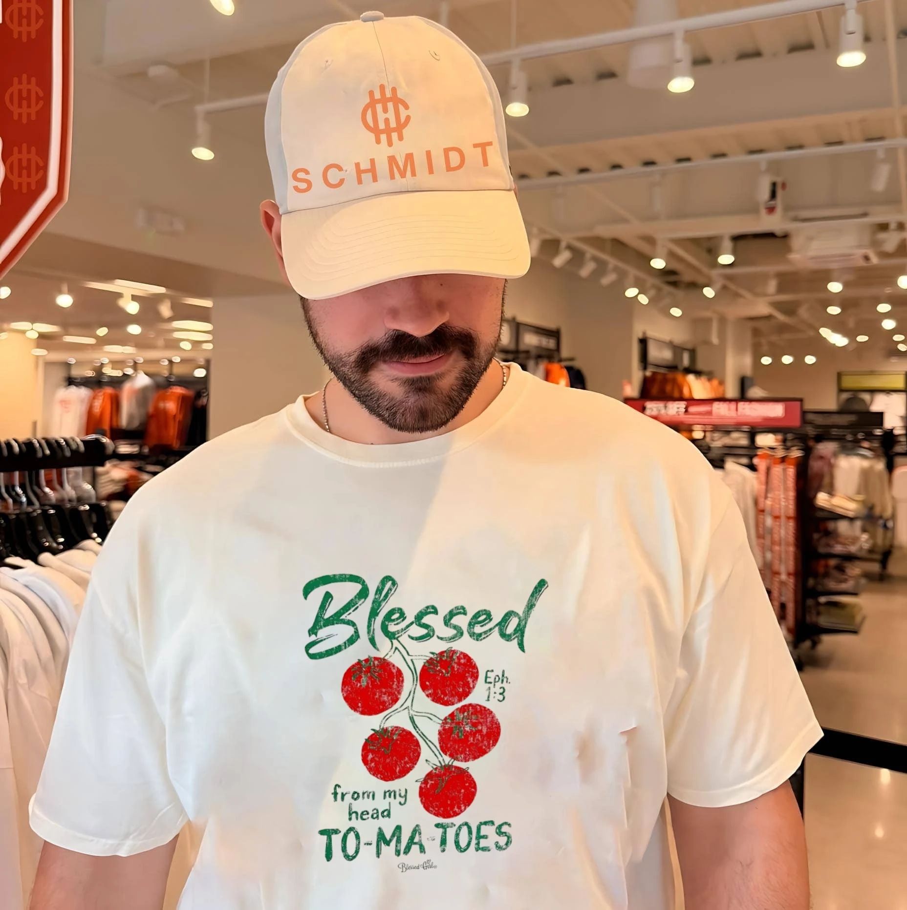 Blessed from my head To-ma-toes shirt