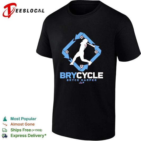 Bryce Harper Philadelphia Phillies Brycycle T-shirt