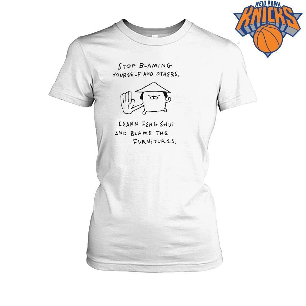 Learn Feng Shui And Blame The Furnitures Funny Angry Cat Meme Shirt